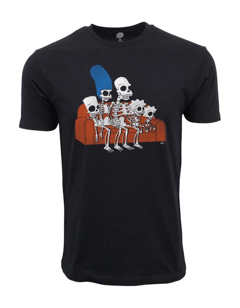The Simpsons Skelly Family T Shirt S