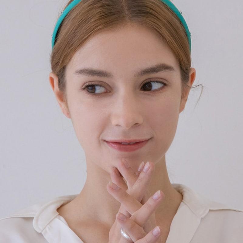 GETMEBLING Satin Flower Bead Hairband_5color