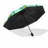1pc Frog Pattern Automatic Open/close Umbrella, 8-Rib sturdy structure, Portable Travel Umbrella, Parties, Everyday Use,07