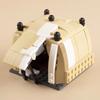 MOC Medieval  Scene Building Blocks Military Camp Viking Warrior Soldiers Tent Outpost Pirate Ship Stable Castle Wall Bricks Toy