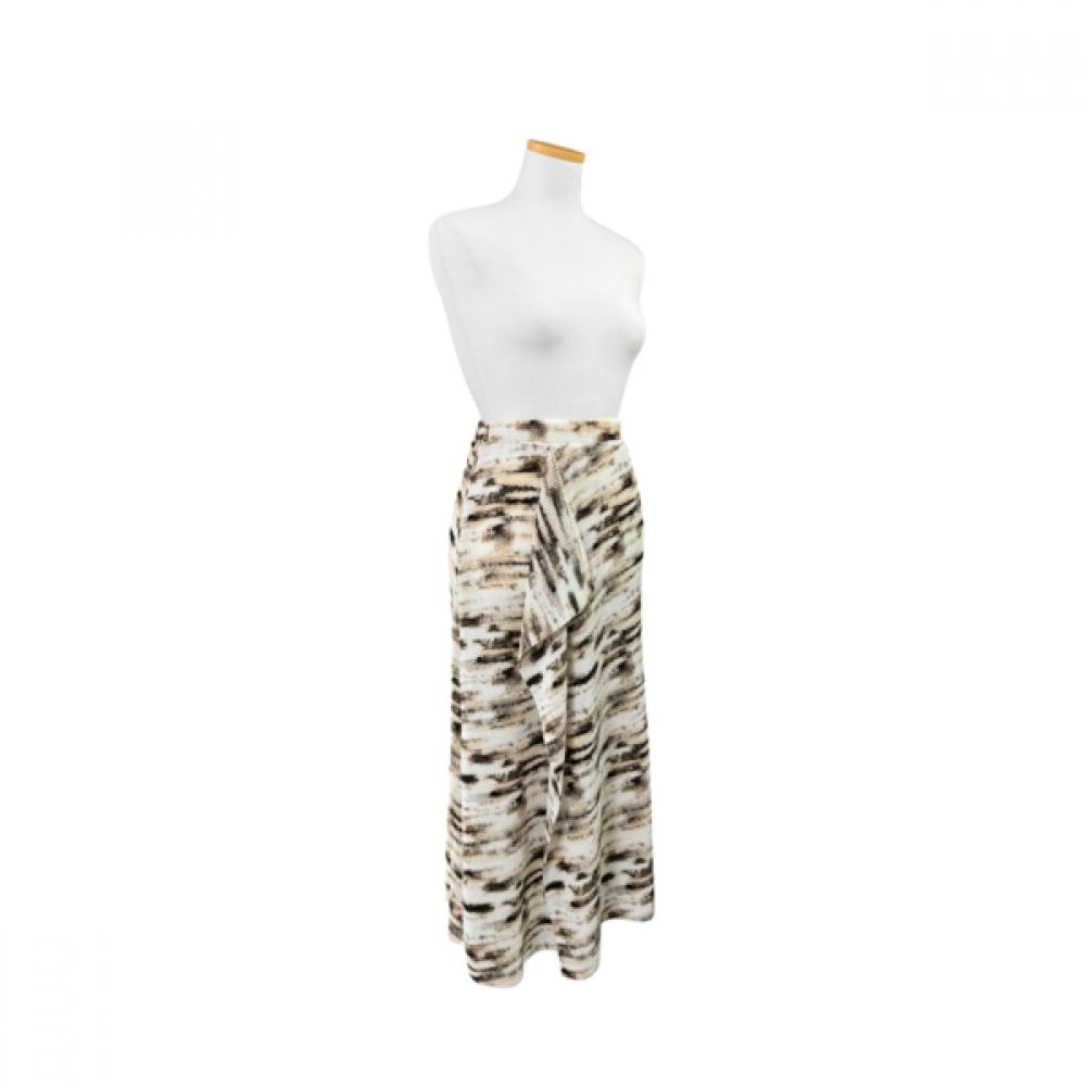 Sunset Cloud Pattern Diagonal Point Skirt 452 295
