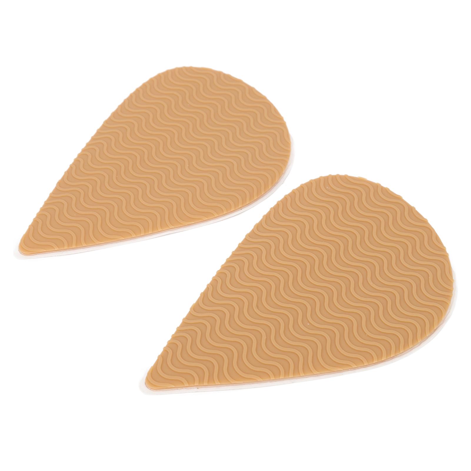 

2 шт. остроносая подошва противоскользящая наклейка шумопоглощающая и амортизирующая накладка водная рябь самоклеящаяся хаки