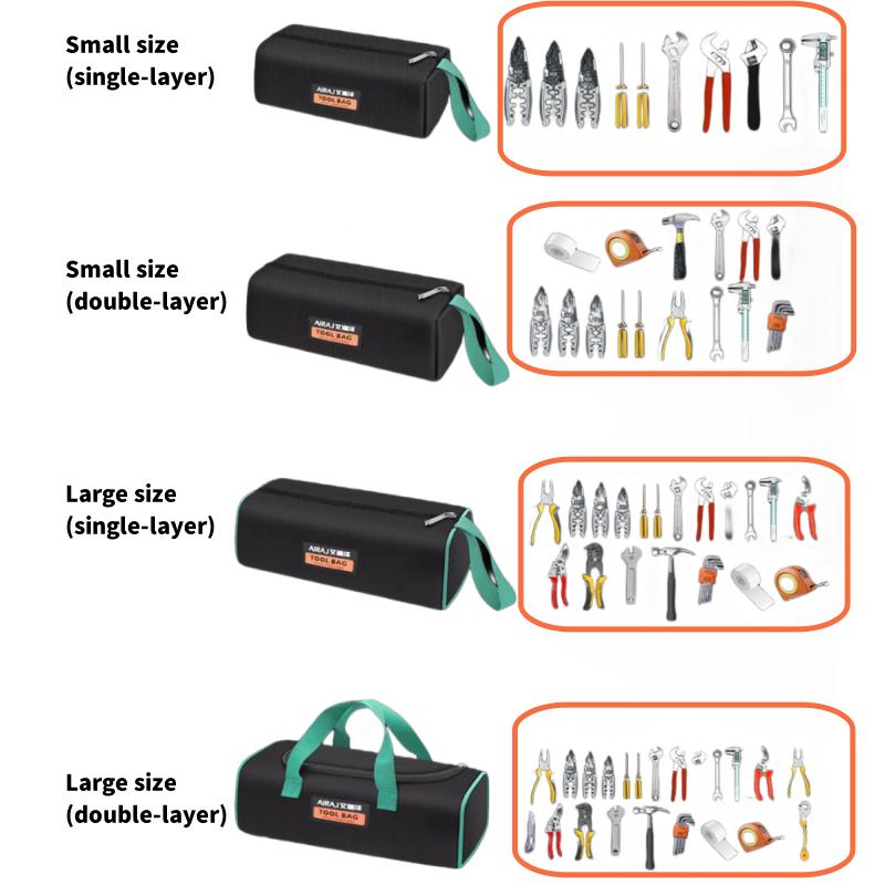 AIRAJ Tool Bag Oxford Cloth Portable Storage Bag, Professional Electrician and Carpenter Repair, Home Storage HandBag Hand Tools