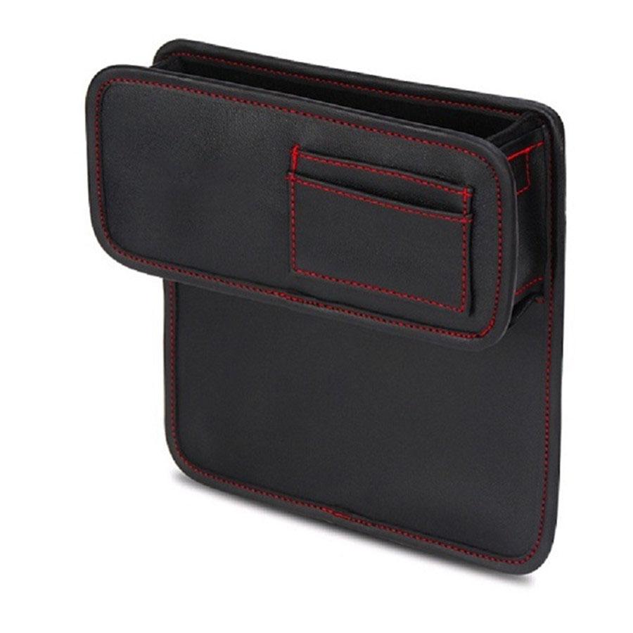 1x Car Seat Crevice Storage Box Seats Gap Organizer Pockets Phone Holder Pocket