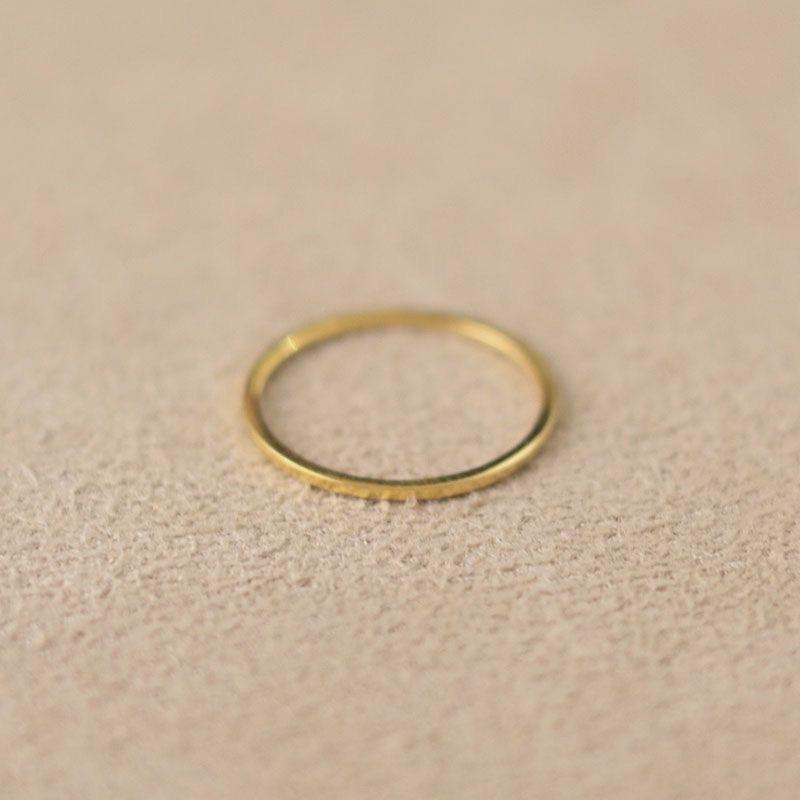 Female Niche Open Mouth Light Luxury Circle Ring Plain ring