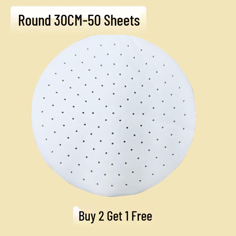 ZISIZ Imported Food-Grade Extra Large Round Paper Steamer