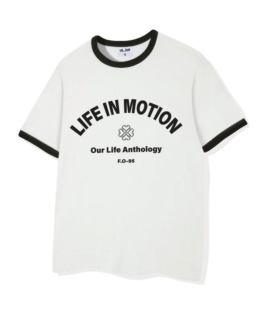 ULIFEZIP Arch In Motion Ringer Loose Fit Short Sleeve T-Shirt 4 Colors [Ulse_4002]