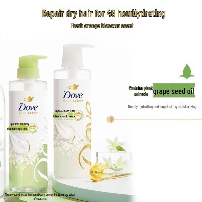 Dove Silicone-Free Amino Acid Moisturizing Volumizing Shampoo