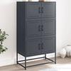 VidaXL Buffet Anthracite 68,5x38,5x123,5 Cm Steel, Cabinet, Sideboard, Storage Cabinet, Cupboard, Sideboard 846490
