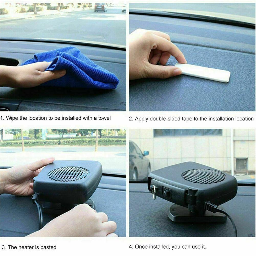 Fan Demister Universal 2 In 1 200W Accessories Car