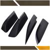 Black Roof Rack Rail End Cover Shell For Toyota 4Runner N210 2003 2004-2009 4PCS
