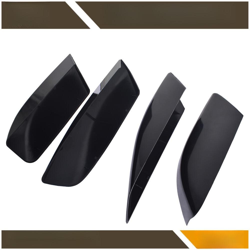 Black Roof Rack Rail End Cover Shell For Toyota 4Runner N210 2003 2004-2009 4PCS
