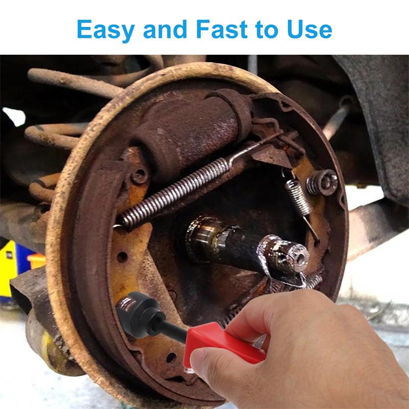 2 Stück Auto Trommelbremse Reparatur Montage Werkzeug Stahl Befestigungsscheibe Feder Bremsbelag Kompressor Bremsfeder Kompressor Hand Reparatur Werkzeug