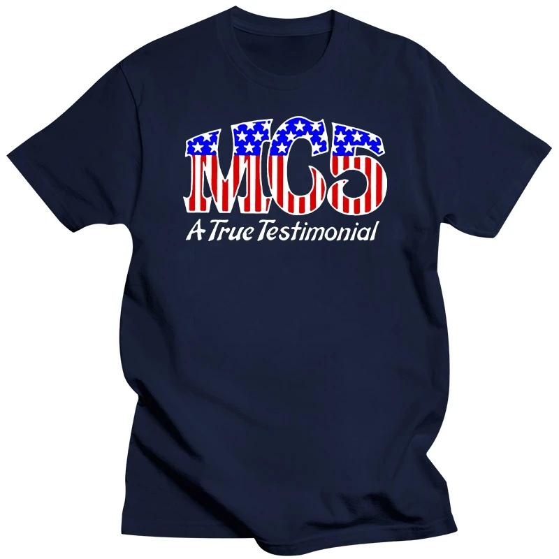 Summer Harajuku Custom  New Mc5 Logo Rock Men'S White Black Usa Size T-Shirt S M L Xl 2Xl 5xl Zm1 Short-Sleeved Tee Shirt