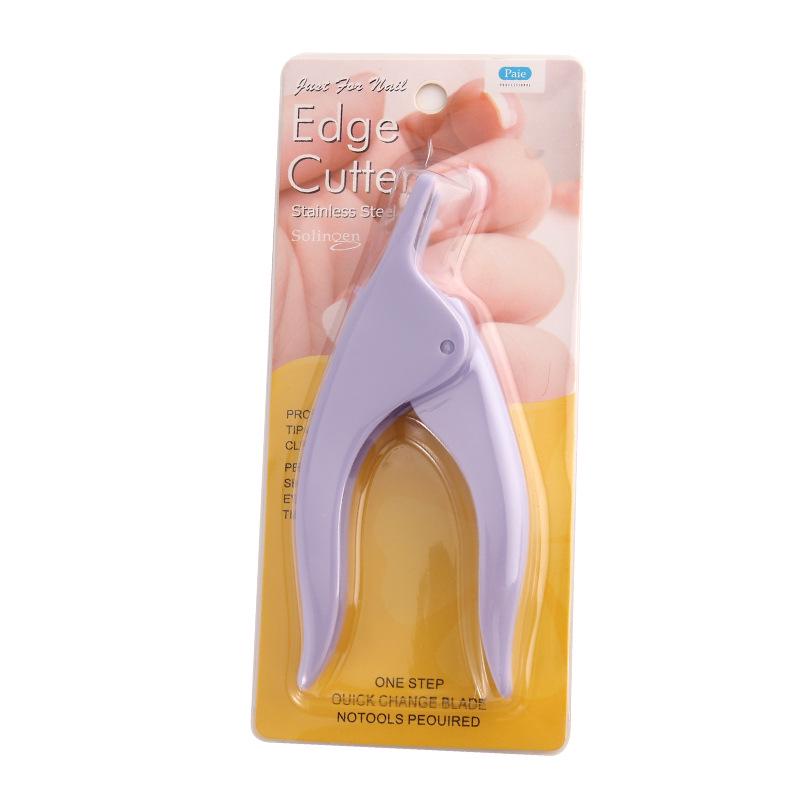 

U-Shaped False Nail Clipper for DIY Gel Extensions & French Manicure
