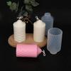 Handmade Molds Cylindrical Corrugated Silicone Candle Mould DIY Aromatherapy Soap Resin Epoxy Chocolate Ice Tray Mold Party Gift