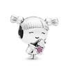 New 1pc Family Girl Boy Mom Dad Grandmother Bead Charm Fit European Charm Bracelets Jewelry Making Accessories