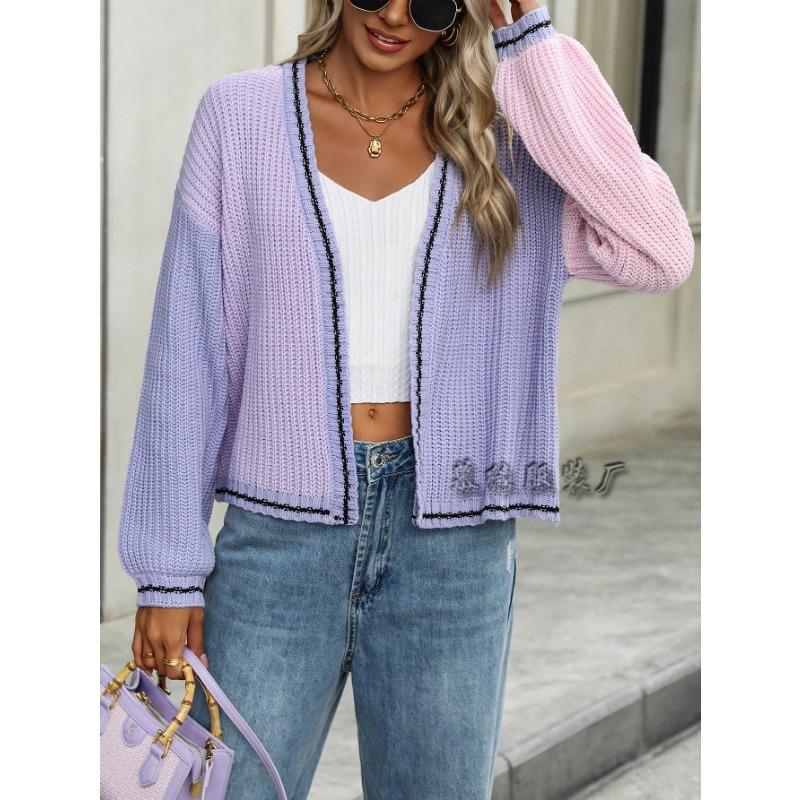 Women S Loose Knit Cardigan Sweater Long Sleeve Casual Commute Style