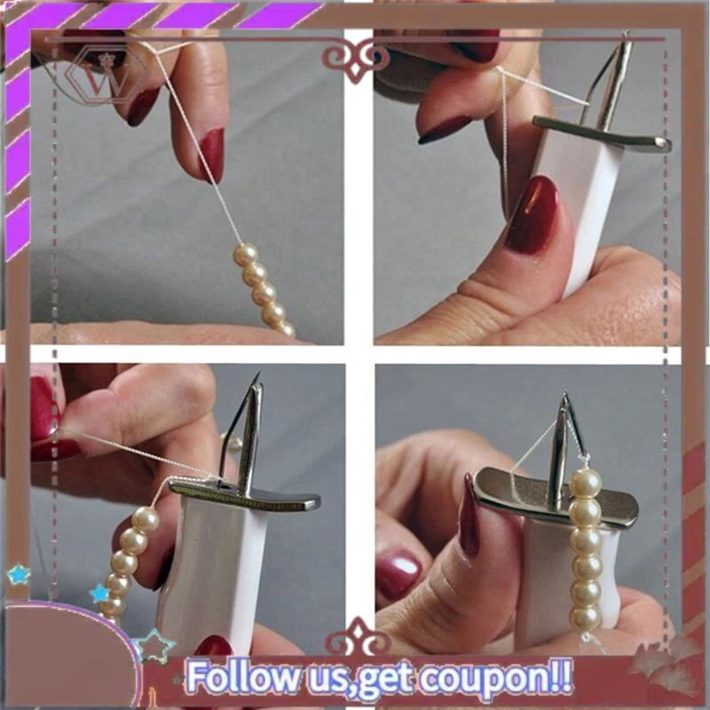 (New)-2X Beading Knotting Tool Create Secure Knots, For Stringing Pearls And Other Beads NONE
