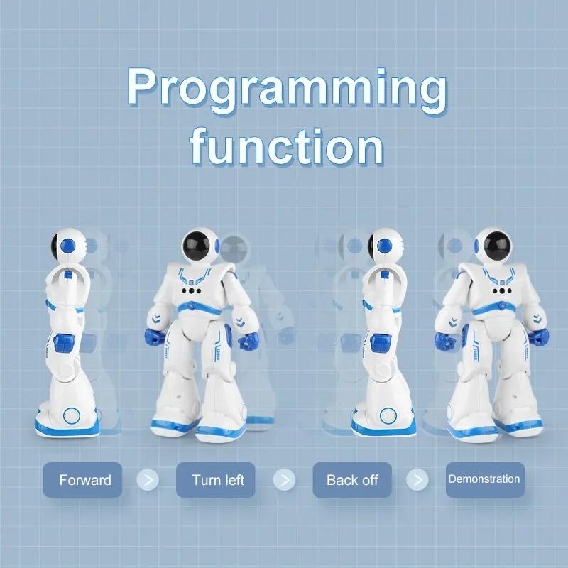 Smart Robot Toy with Gesture & Touch Sensing, Programmable Remote Control Space Robot