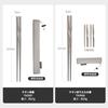 Thous Winds Titanium Chopsticks, Compact and Lightweight, Titanium Chopsticks for BBQs, Cutlery, Disassembleable, Non-Slip, Outdoor, Camping, Includes