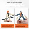 Bamboo Warrior Battle Game: Sixth Grade Two-Player Deluxe DIY Kit for Primary Students