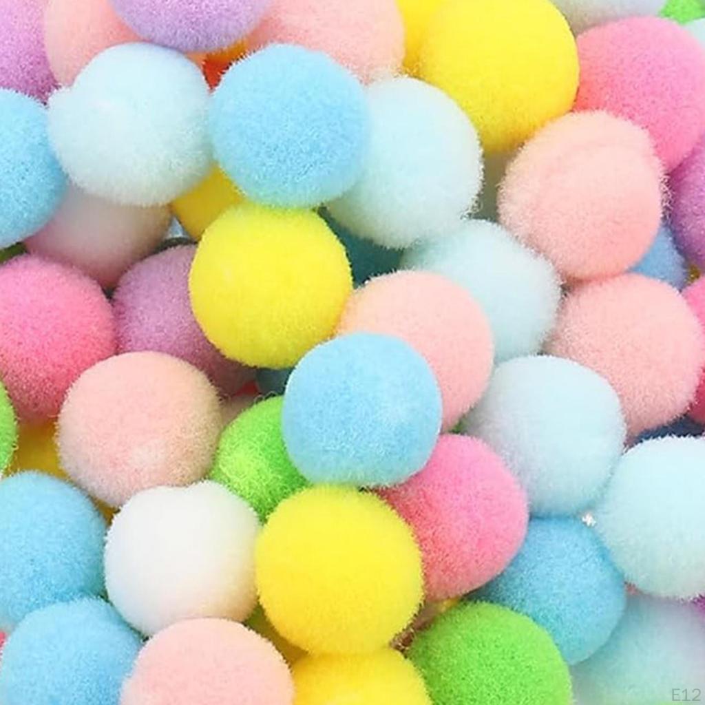200 kusů pomponů Měkké DIY Kreativní řemesla Umění a pro Hobby Potřeby Dekorace Škola