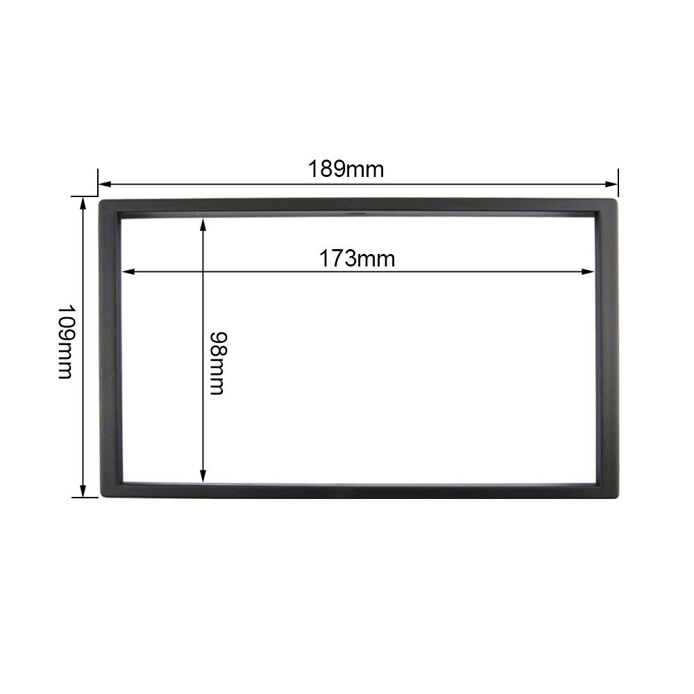 Universal 2 Din Stereo Car Audio Frame 7 Inch Auto Radio Android Player Panel Retrofitting Framework Installation Accessories 173x98  189x109
