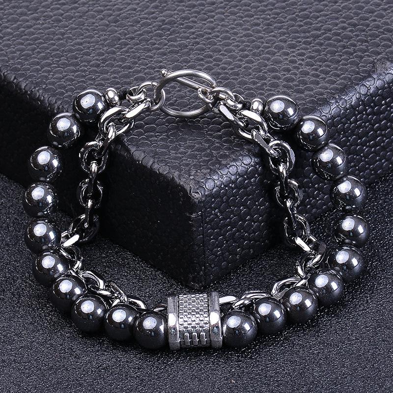 JYL TS Bracelet Men's Double-Layer  Durable Stylish Boosts Confidence & Strength