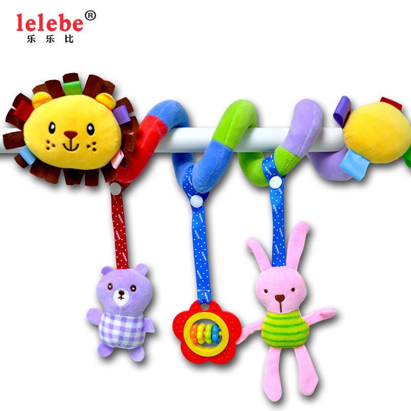 hot sale lelebe infant animal bed around  plush multi-function comfort lathe pendant bed