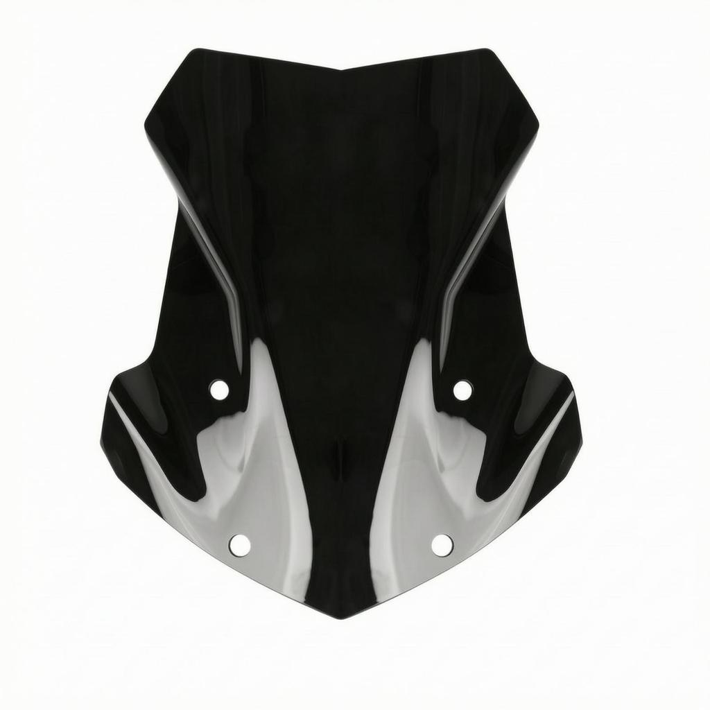 Motorcycle GS Replacement Windshield with Mounting Holes Aerodynamic Contoured Windscreen