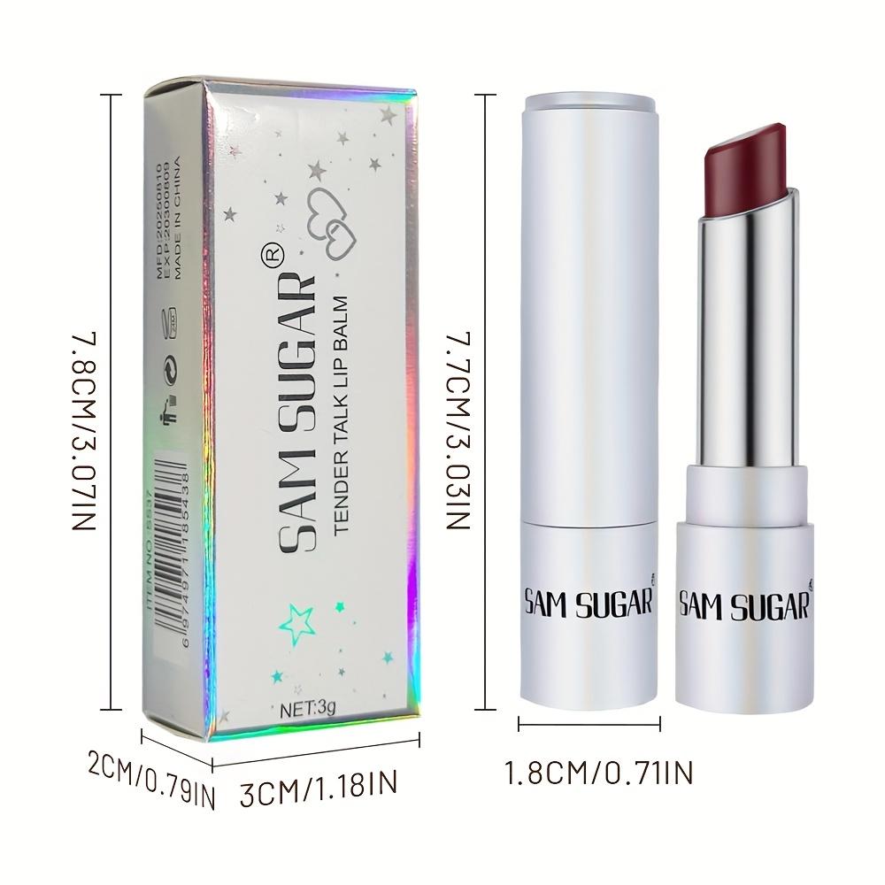 SAM SUGAR Matte Lip Gloss & Lipstick Hybrid - 6 Shade All-Day Waterproof Tinted Lip Color, Moisturizing Long-Lasting Lip Glossy