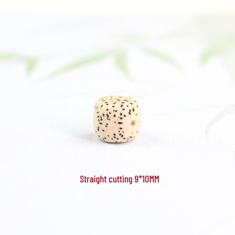 Star and Moon Bodhi Beads: Pure White High-Density 108 Bead Bracelet for DIY Prayer Accessories