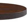 VidaXL Table de bistro Marron foncé 60 cm MDF