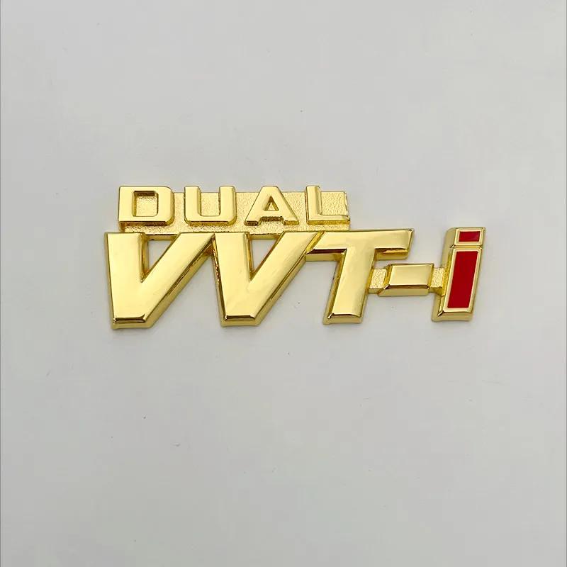 New 3D Metal Car Sticker Emblem Badge For TOYOTA Dual VVT-i VVTI Camry COROLLA YARiS Rav4 Ralink REIZ CROWN PRIUS REIZ Avensis