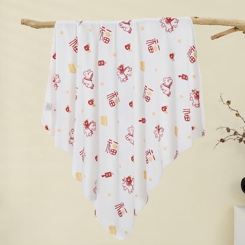 Package Single Class A Pure Cotton Newborn Baby Thin Towel Holding Quilt Newborn Baby Delivery Room Cloth Swaddle Towel Baby Quilt