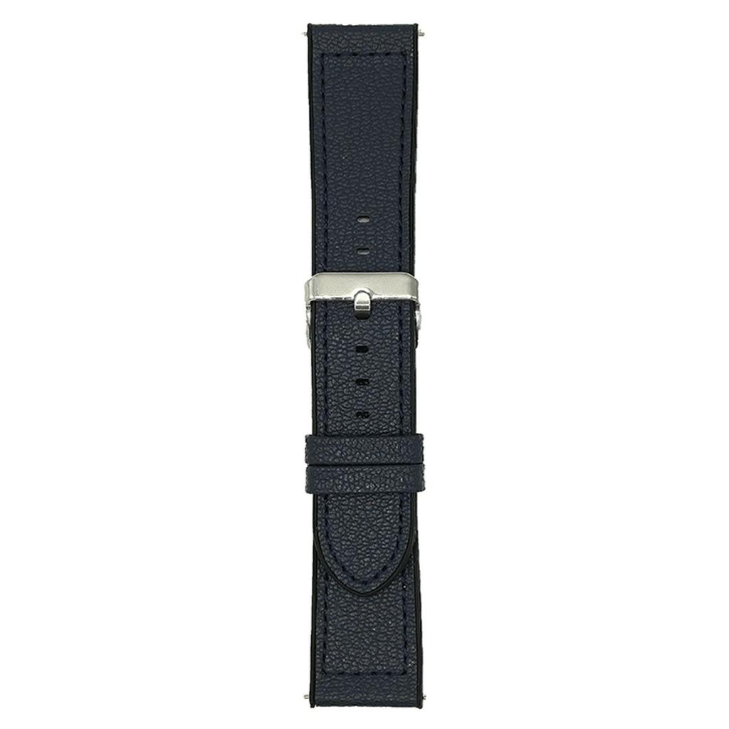 22mm Universal Watch Band For Huawei Watch GT 5 46mm Silicone Leather Coated Wrist Strap