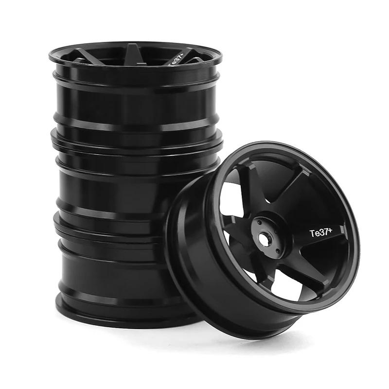 1/10 RC Racing Wheels Tires Metal Wheel Rims Hub12mm Hex for 1:10 RC On Road Car Tamiya TT01 TT02 XV01 XV02  HSP HPI Kyosho