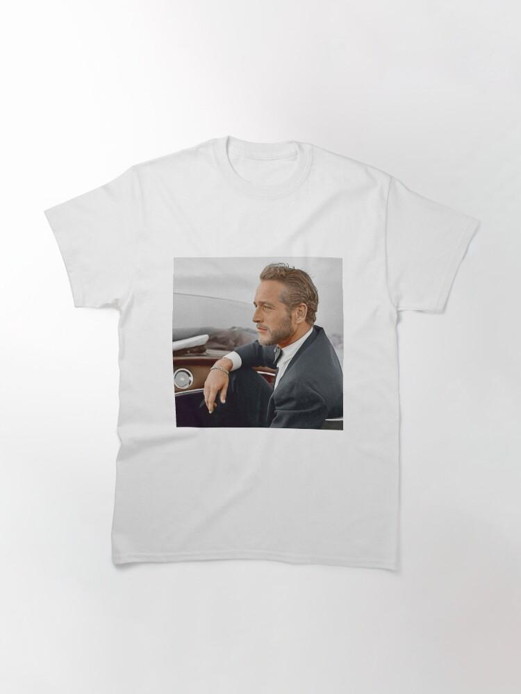 Dean Martin Hand colored picture of Paul Newman. Classic T-Shirt