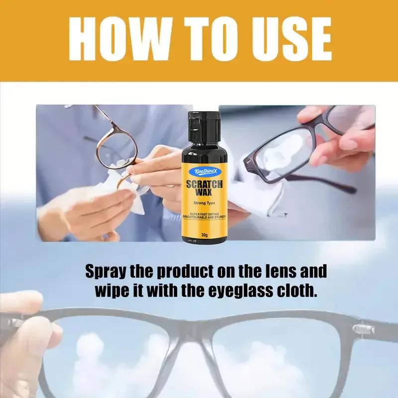 Glass Scratch Repair Tools, Eyeglasses, Car Windshield Scratch Removal Suitable For Repairing Various Glass Scratches