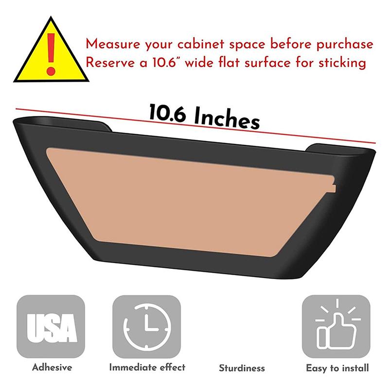 Universal Pot Lid Organizer For Cabinet Pot Rack Wall Mounted Self Adhesive Punch Free Pan Lid Storage Holder Kitchen Organizer