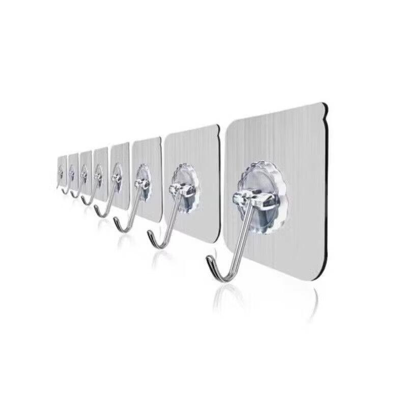 

Clear Adhesive Wall Hooks