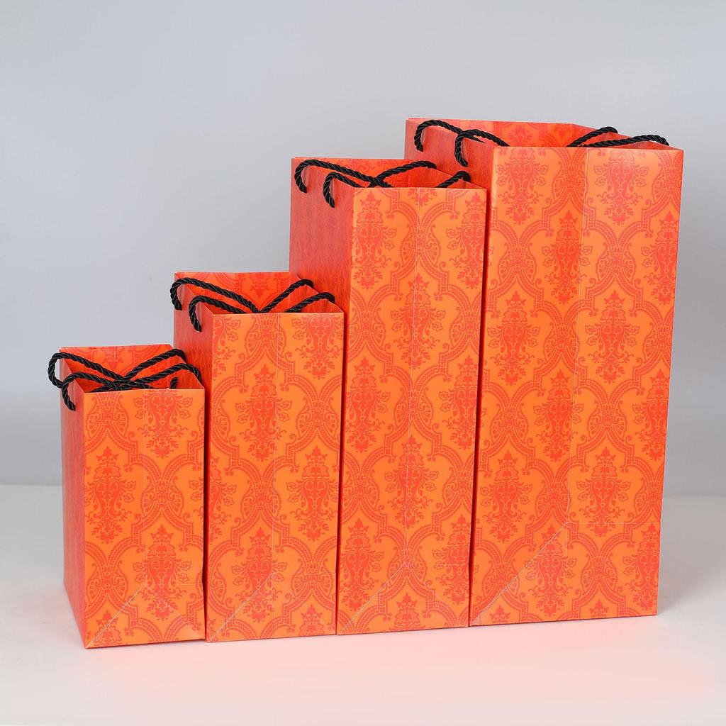 In-Stock Large Red Lid Christmas Gift Box Set with Tote Bag