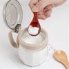 Mini Spoon Heat-Resistant Food Grade Wood Condiment Seasoning Sugar Mini Spoon for Home