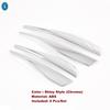 Car Front Grille Og Lights Lamp Eyelid Eyebrow Stripes Decor ABS Accessories Cover Trim For VW Volkswagen Golf 8 MK8  - 2025