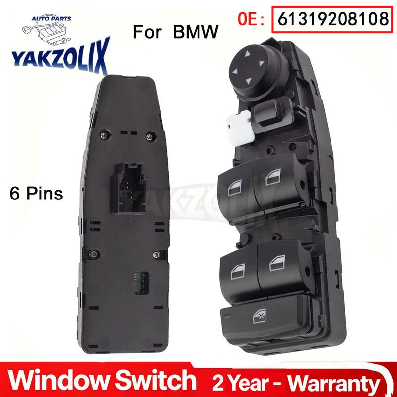 For BMW M3 F30 X3 X5 F25 F15 F31 320i 328d 330e 335i 2011 - 2017 Left Hand Driver Power Window Door Master Switch 61319208108