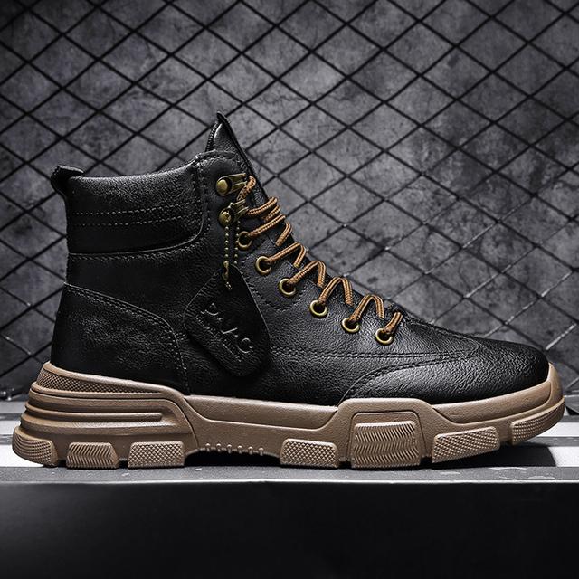 Prabangūs, mikropluošto vyriški kariški batai, suvarstomi vyriški armiški batai su siūlais, darbiniai batai lauke, vyriški, žieminiai, laisvalaikio batai