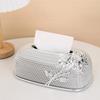 Creative Desktop Kitchen Pumping Tray European Acrylic Tissue Box Fashion KTV Hotel Tissue Box Bar Napkin Box
