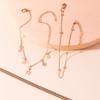 3pcs Gold Color Anklets Chain for Women Girls Multiple Layers Star Ankle Bracelet Summer Holiday Foot Jewelry Gift
