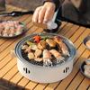 Compact Size Tabletop BBQ Grill Stainless Steel Charcoal Grill Stove  Camping BBQ